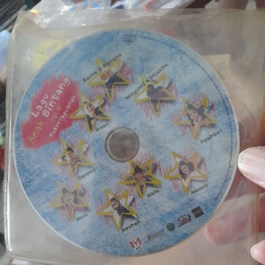 cd musik lagu anak bintang vol 1 no cover