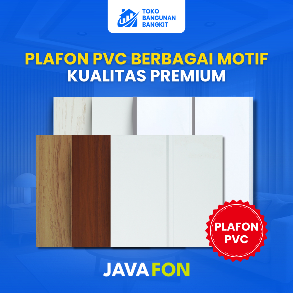 PROMO PLAFON PVC JAVAFON | Motif Premium | Anti Rayap & Tahan Air