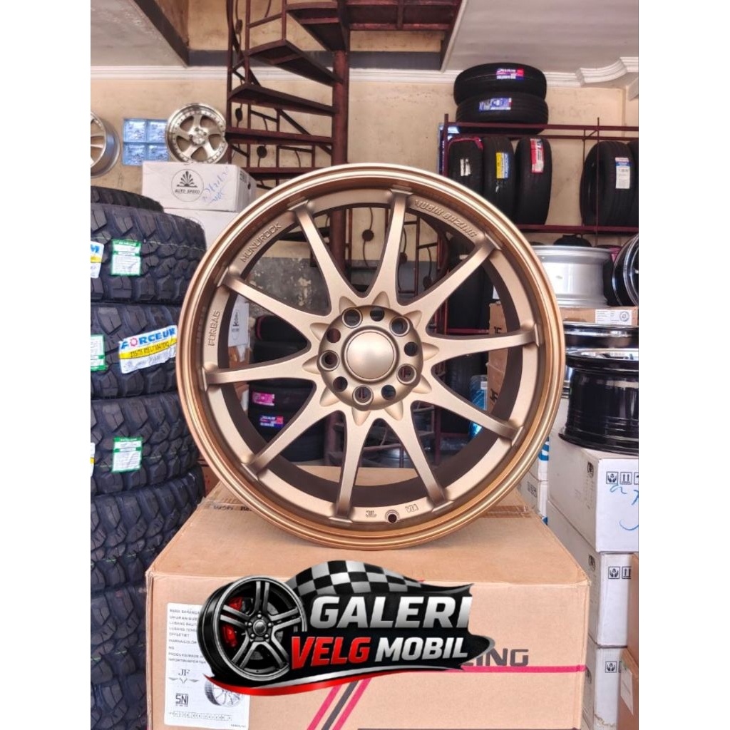 velg ce28 R18 bronze baut 5 velg mobil racing ring 18 bisa untuk crv innova camry accord