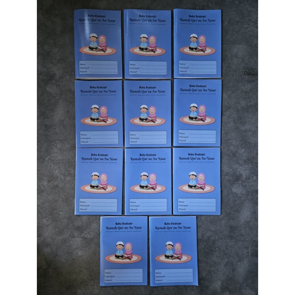Buku Prestasi Mengaji Custom