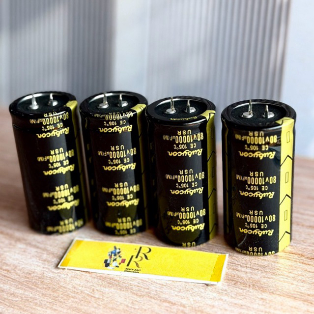 ELCO RUBYCON 10000uf 80V HITAM USR ORIGINAL SUPER