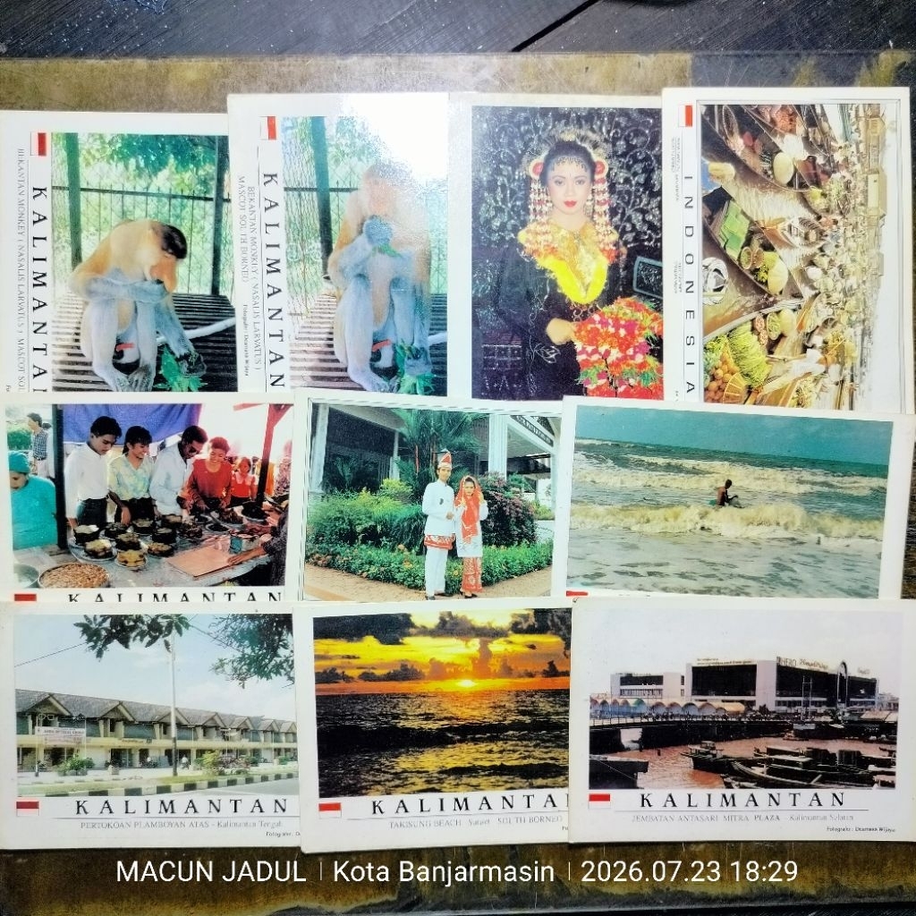 KARTU POS JADUL DAERAH KALIMANTAN, KARTU POS LAWASAN