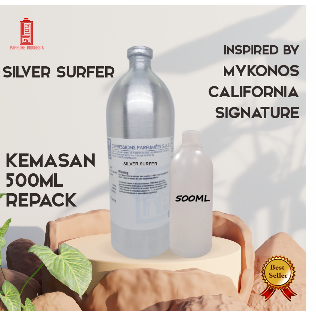 bibit parfum murni SILVER SURFER | EP 500ML REPACK