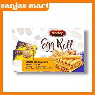 VERITOP EGGROLL SNACK KEMASAN 30GR