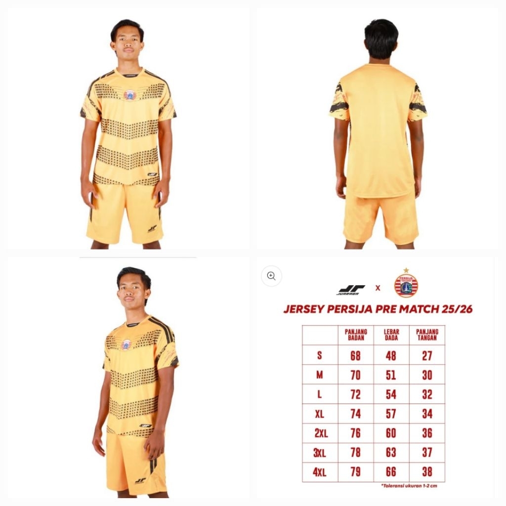 (JUARAGA) Persija Jersey - Prematch - 2025 Original