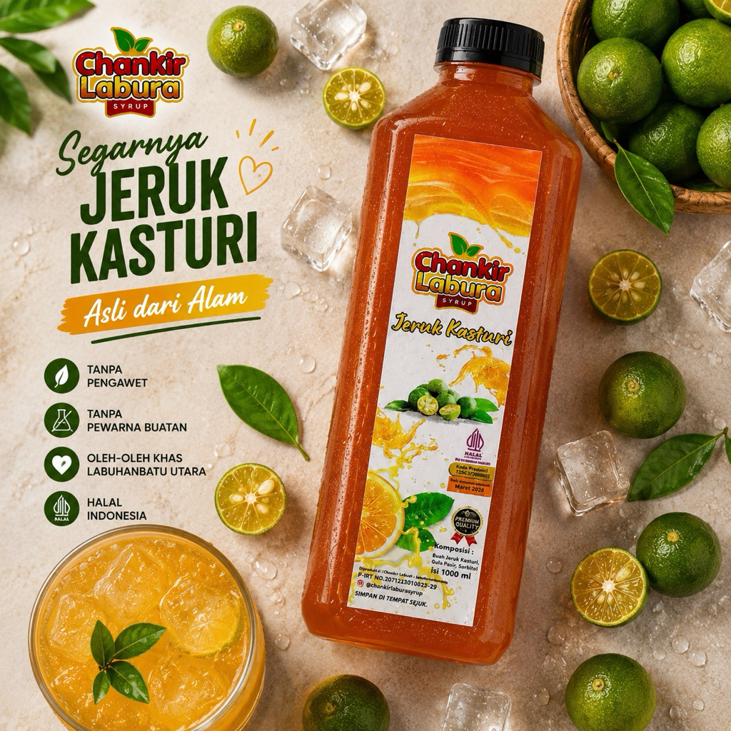 Sirup Jeruk Kasturi 1000 ml
