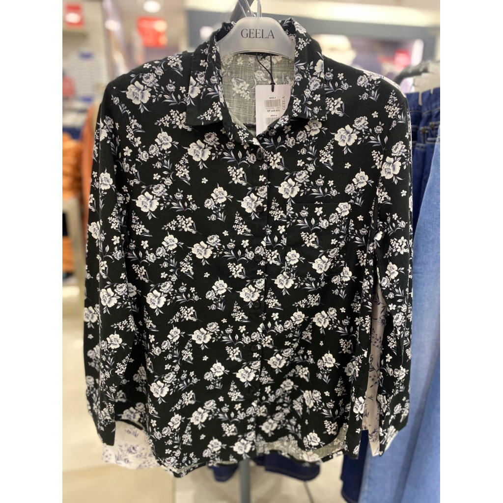 kemeja wanita brand Geela