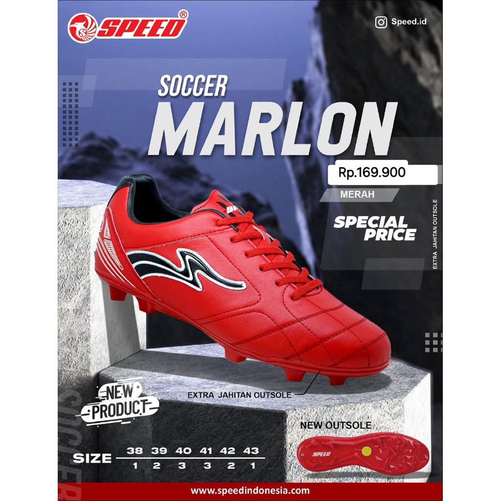 SEPATU BOLA SPEED SEPATU SOCCER 38-42