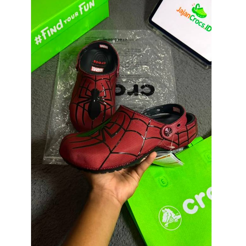 sandal cross spidermansandal kodok nyaman
