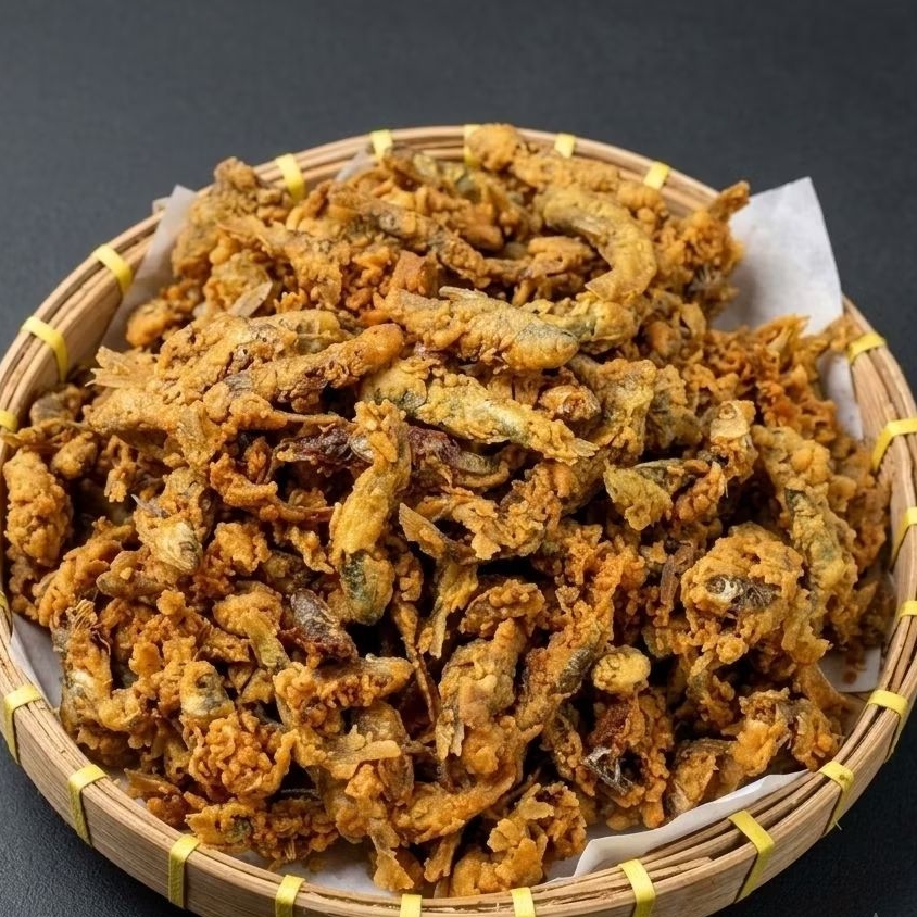 Ikan Wader Crispy 1KG Gurih Renyah Tahan Lama - Baby Fish Crispy Snack Makanan Ringan Halal