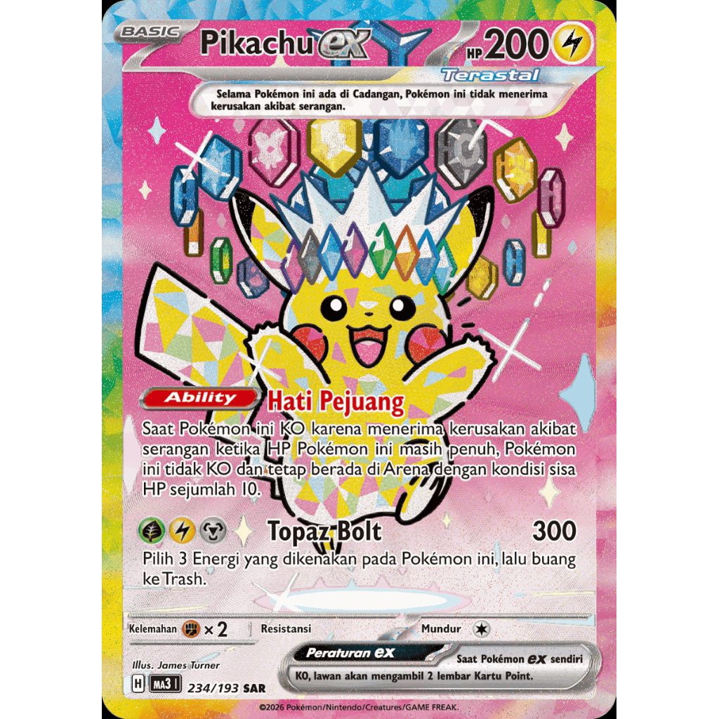 Pikachu SAR Mega Impian