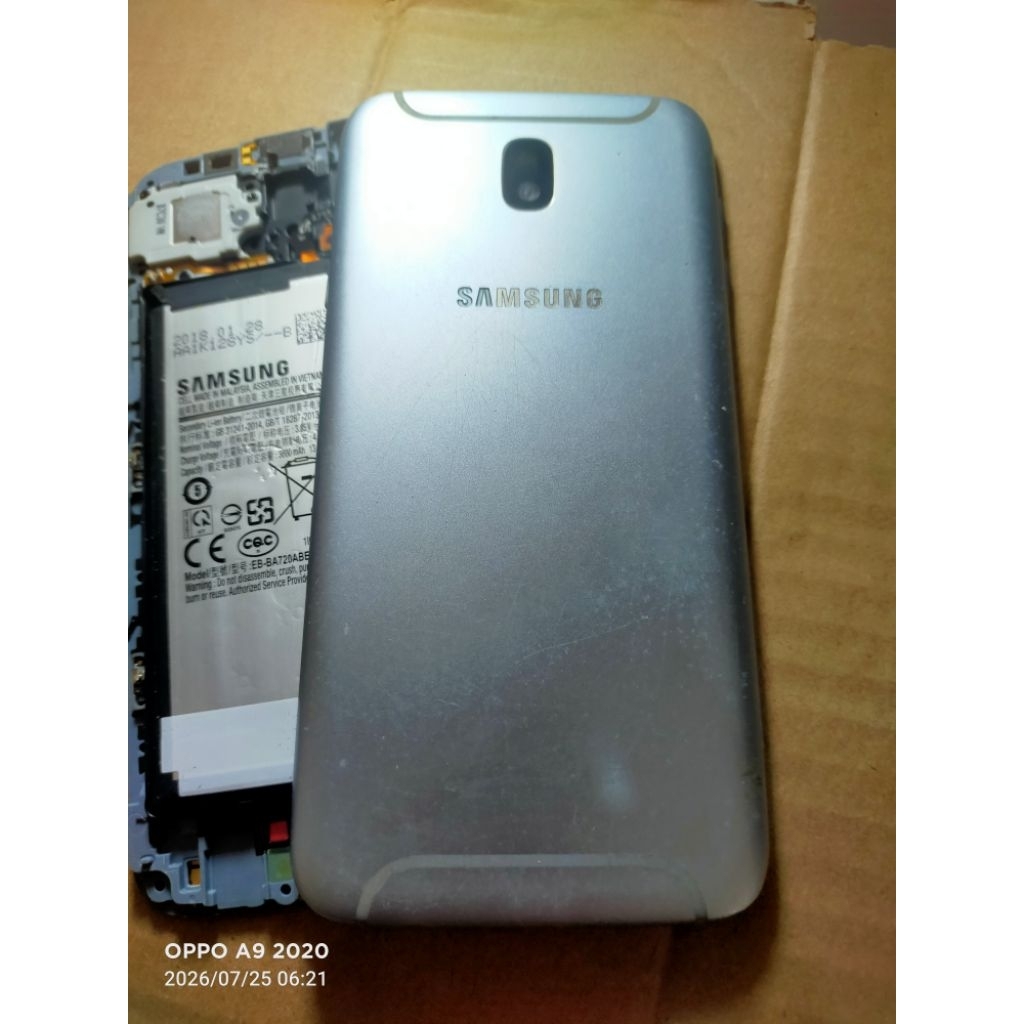 FRAME TATAKAN LCD _ BATERAI SAMSUNG J7 PRO ORIGINAL COPOTAN