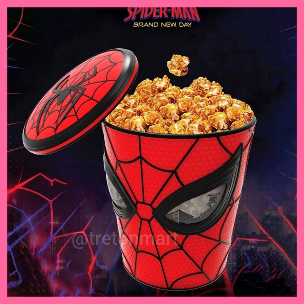 XXI spiderman Minion Toy Story tumbler CGV supermario botol minum patrick merchandise glinda bucket 