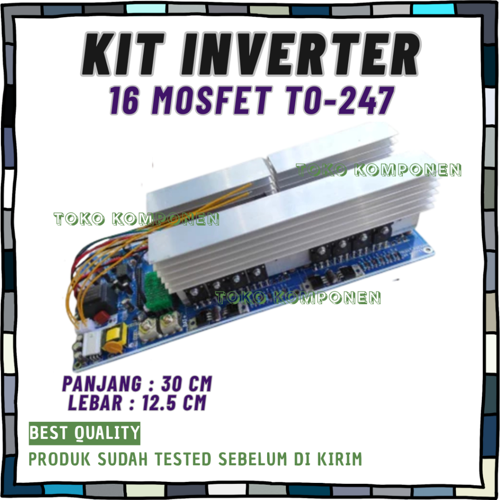 Kit Inverter Module power inverter 16 MOSFET W EGS002 16 FET Inverter Pure Sine Wave TO 247 16 Mosfe
