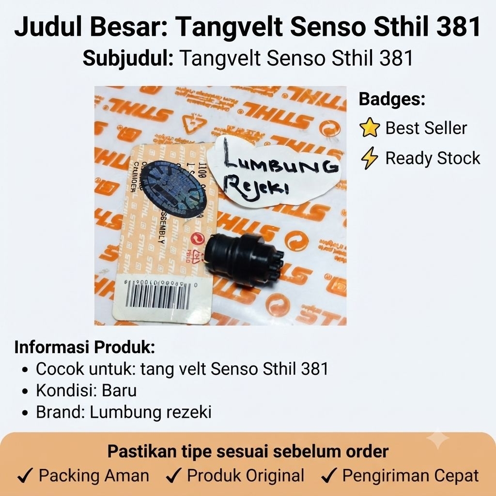 tangvent Senso ms 381 sthil
