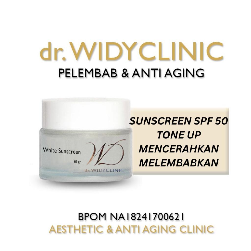 Sunscreen SPF 50 Tone Up Mencerahkan Melembabkan Glowing BPOM dr Widy Clinic