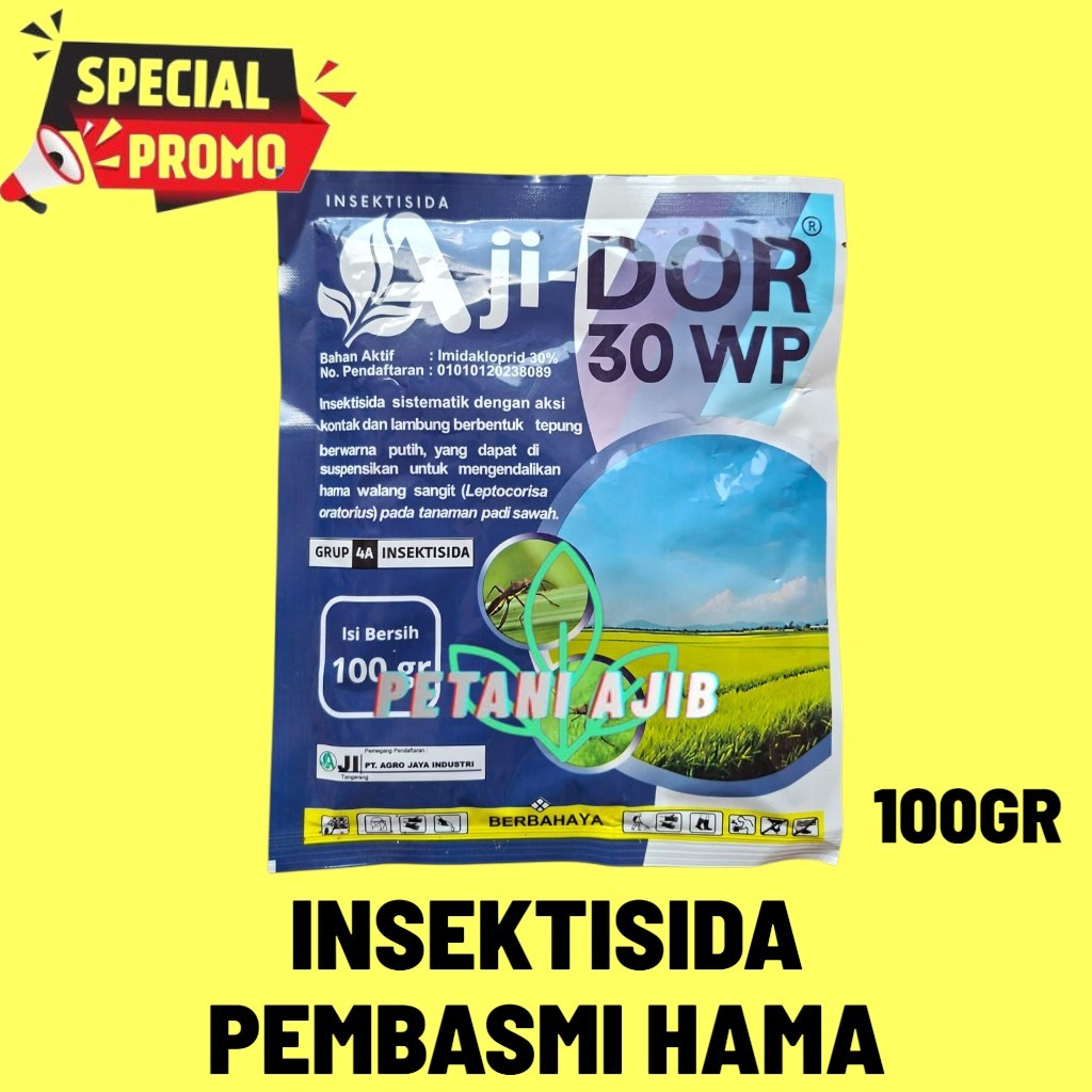 Ajidor 30wp 100gr Insektisida Untuk Hama Padi Sawah