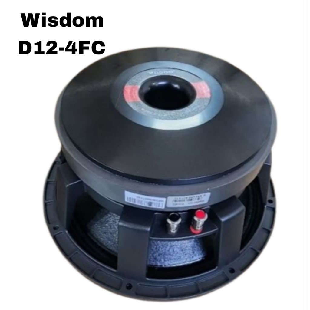 Speaker Wisdom 12in Model D12-4FC. Wisdom D124FC Vc 4 inch