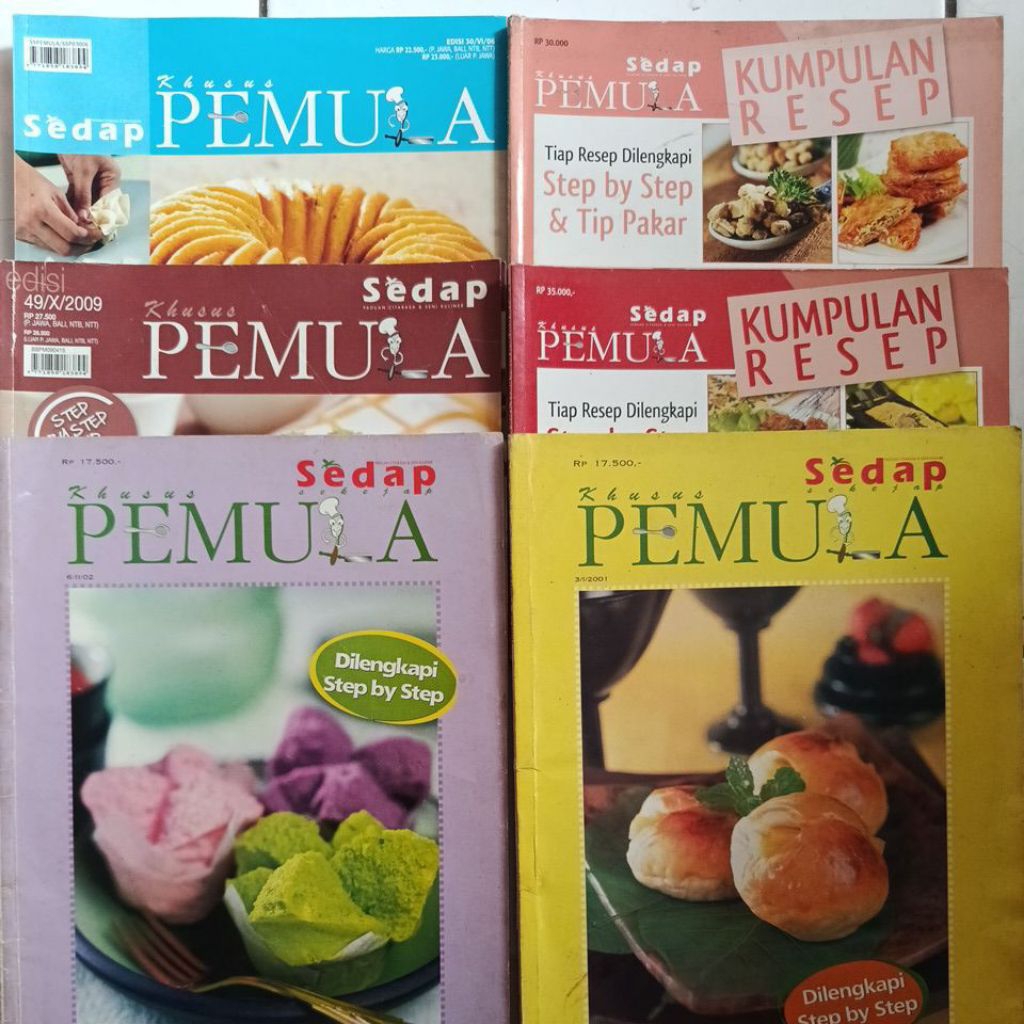 MAJALAH SEDAP KHUSUS PEMULA (bekas)