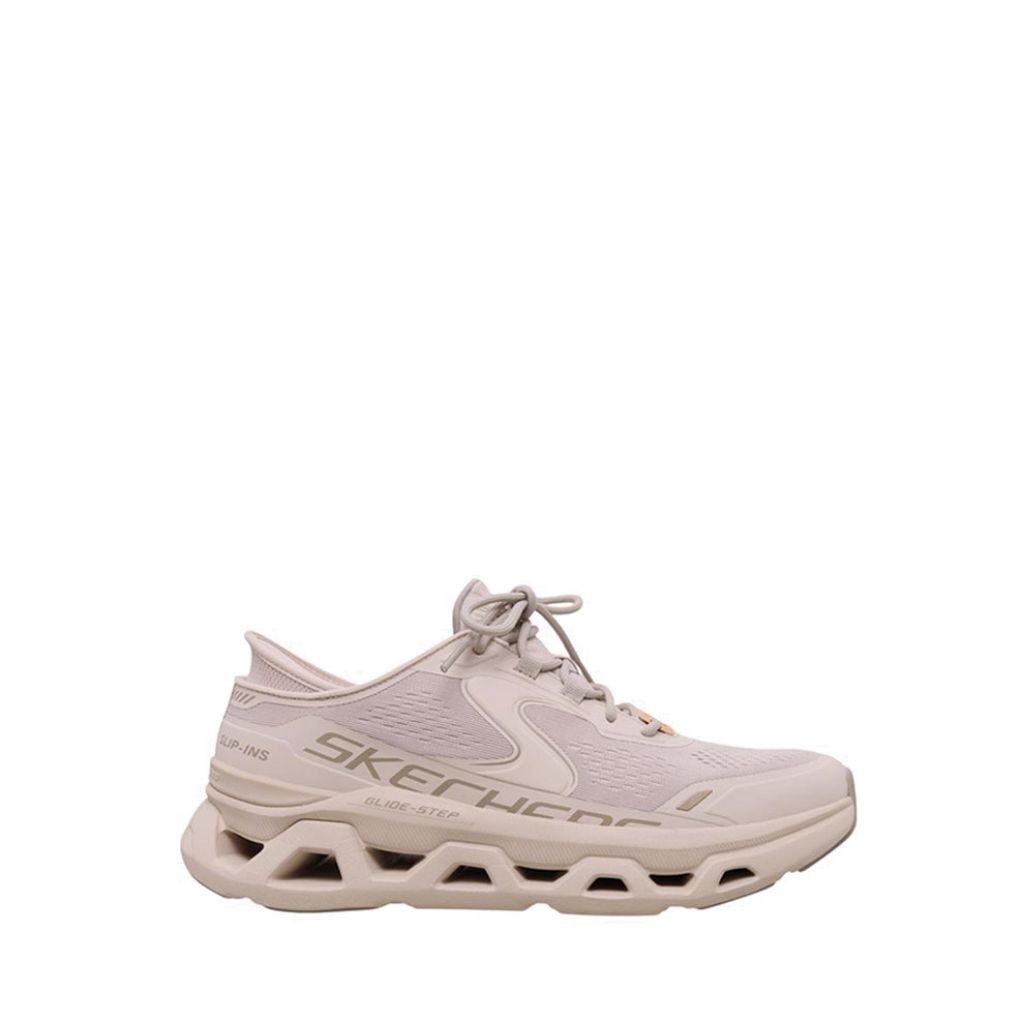 Sepatu Pria Skechers Slip-Ins Stamina Sport Men's Sneakers Shoes - Natural Original