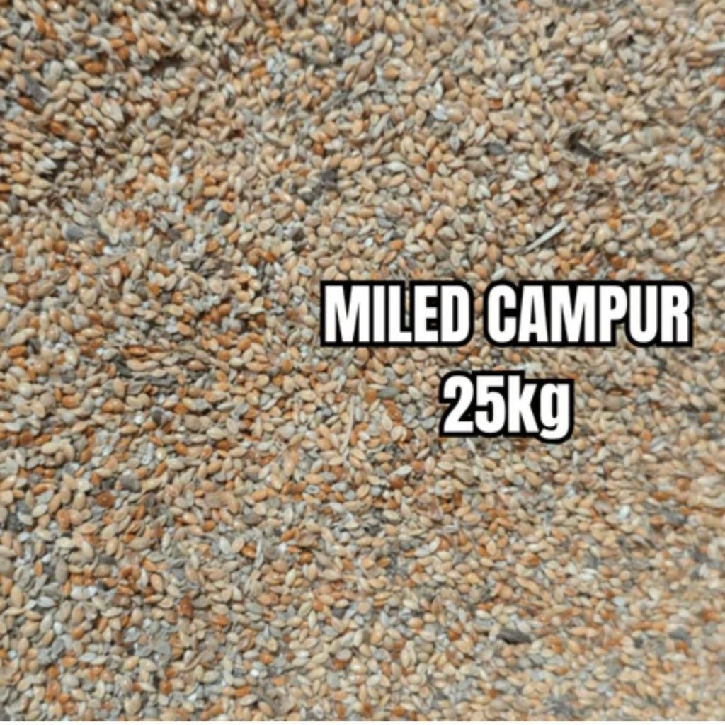 Miled/Milet Campur 25 Kg (PUTIH, KUNING, MERAH)