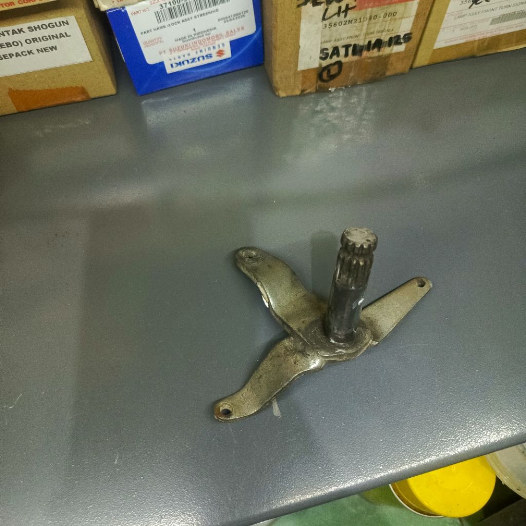 as pedal rem double disk satria 2 tak hiu lumba original second