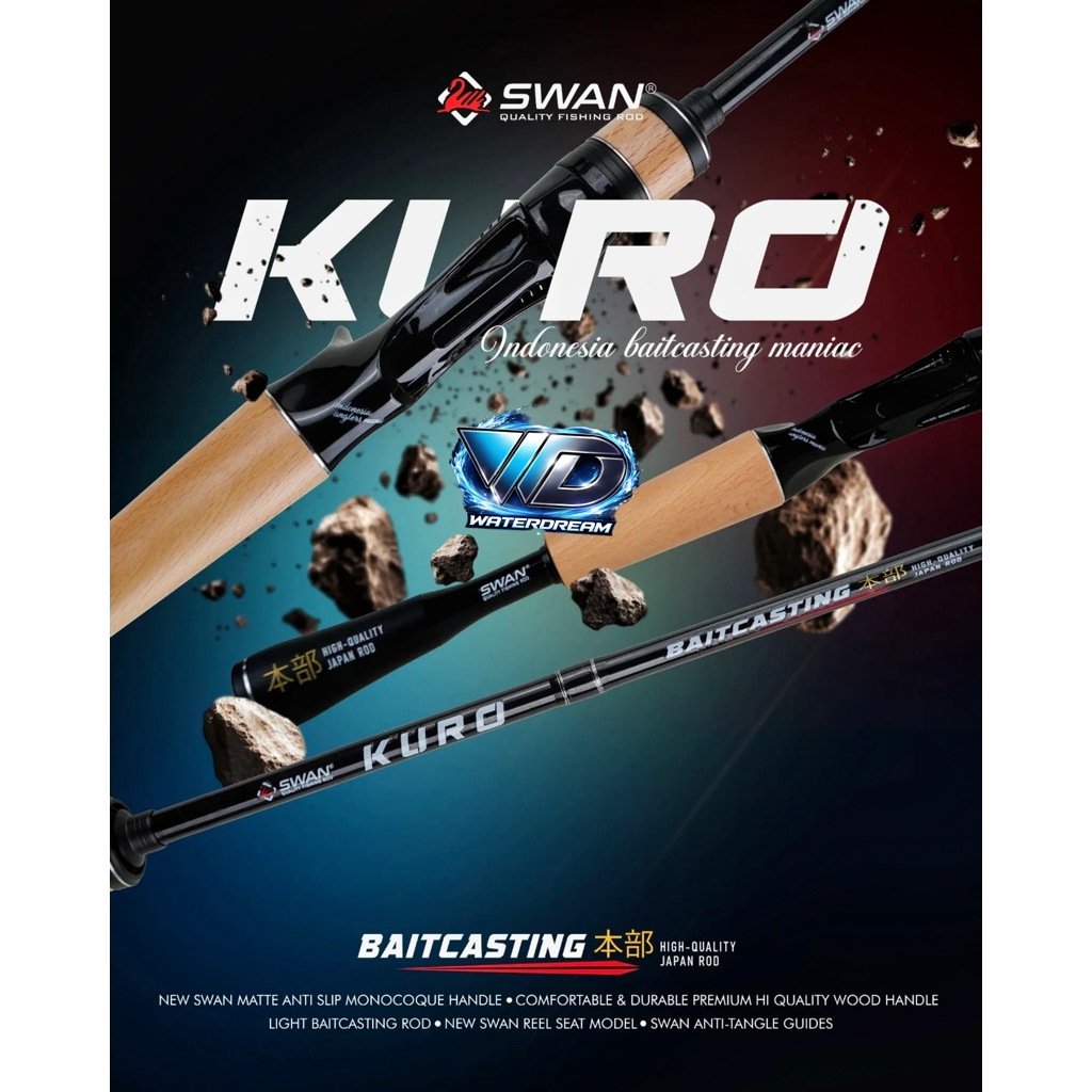 JORAN SWAN KURO 602/180CM BAITCASTING