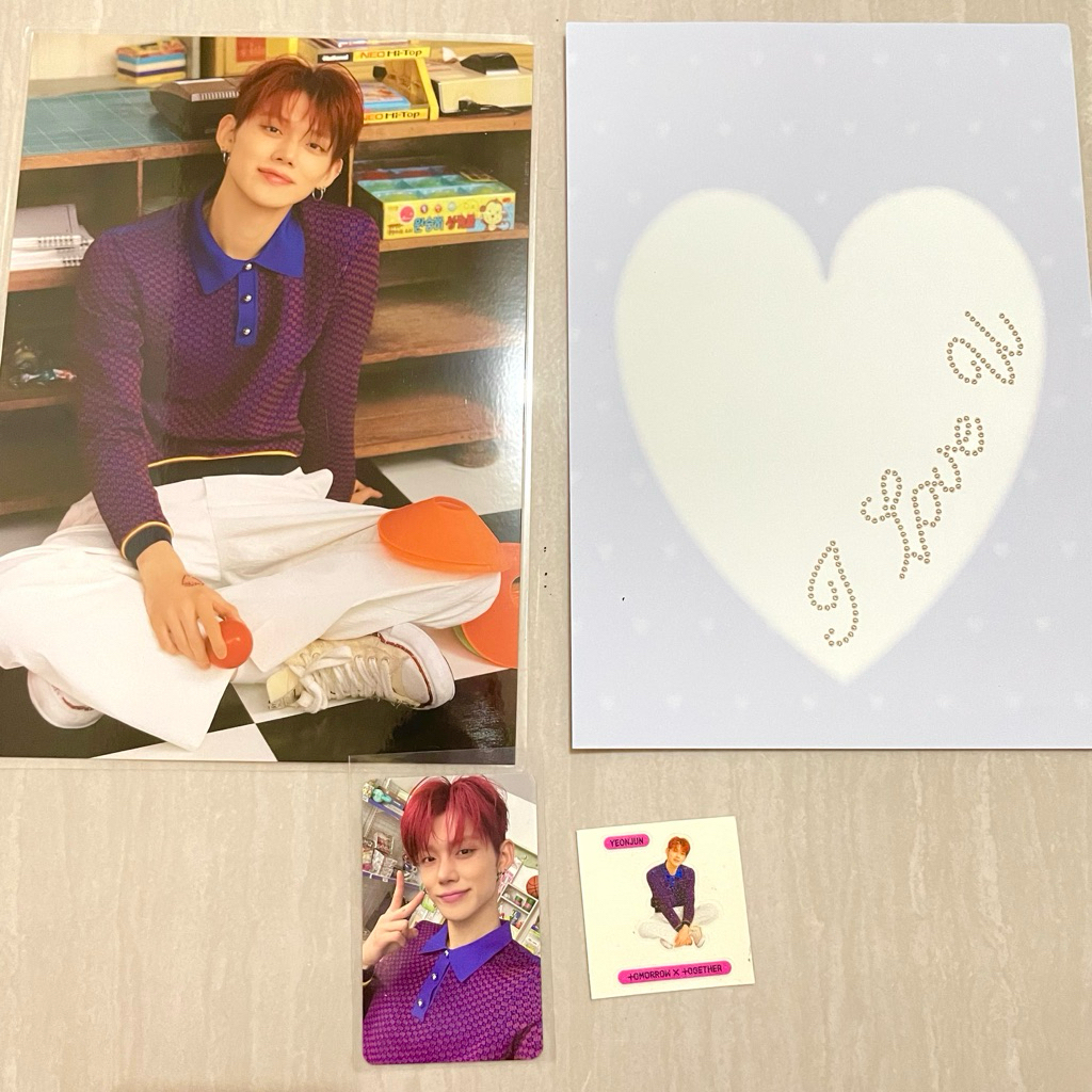 [ READY ] Set yeonjun Deco kit official 50k