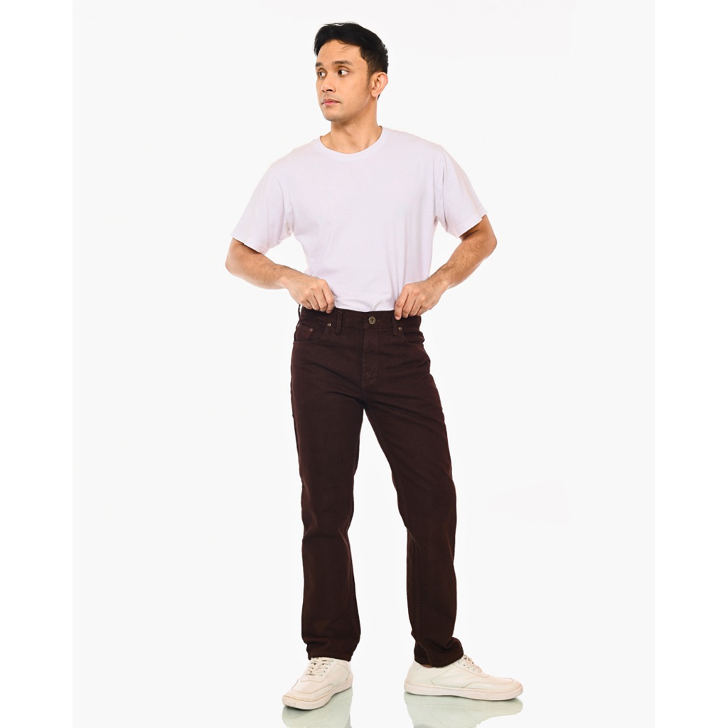Celana Panjang Jeans Grevill Standar Pria - Celana jeans wrangler standar
