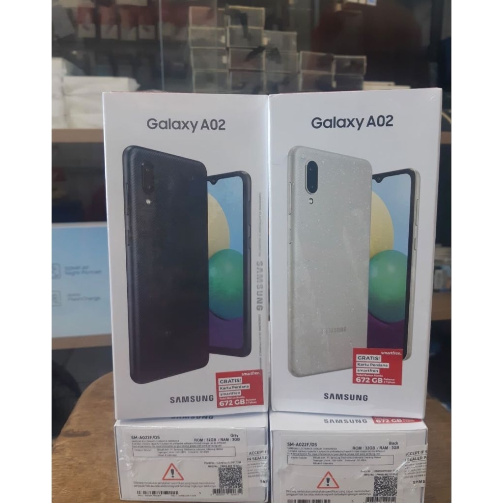 HP SAMSUNG GALAXY A02  GARANSI RESMI RAM  8/128GB