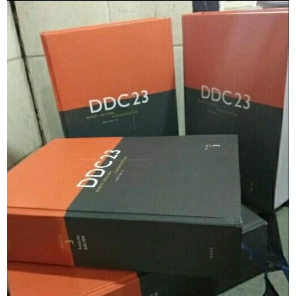 Buku  DDC 23 DEWEY DECIMAL CLASSIFICATION DDC VOl 1234 COMPLETED BOOK