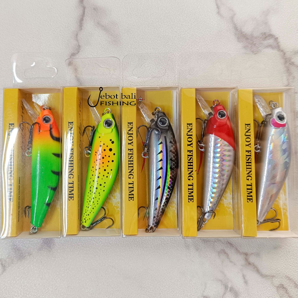 Lure Minnow Lazarus Fat Sinking 70s 10g - Umpan Pancing Casting