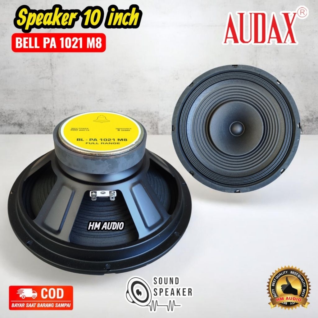 Speaker 10 inch Audax Bell BL 1021 Original