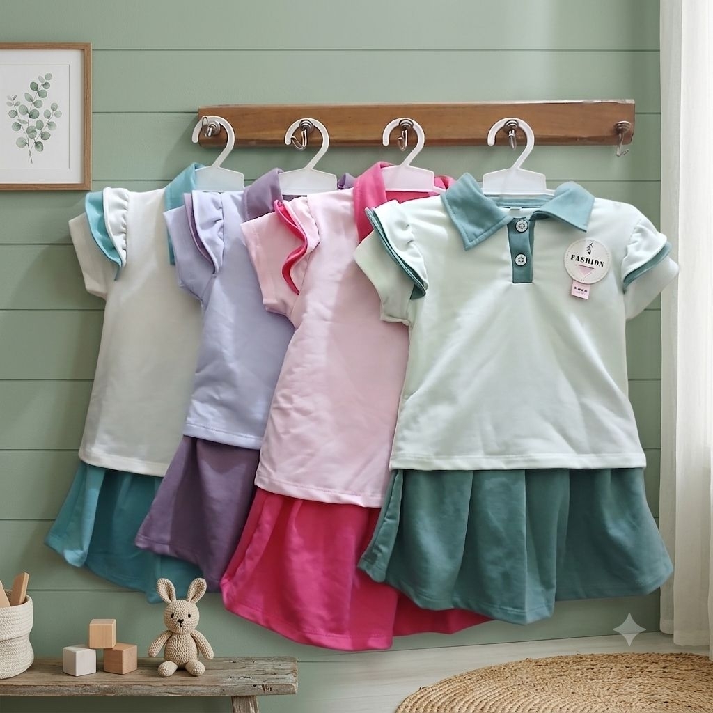 SETELAN ROK POLOO FASHION MERLO