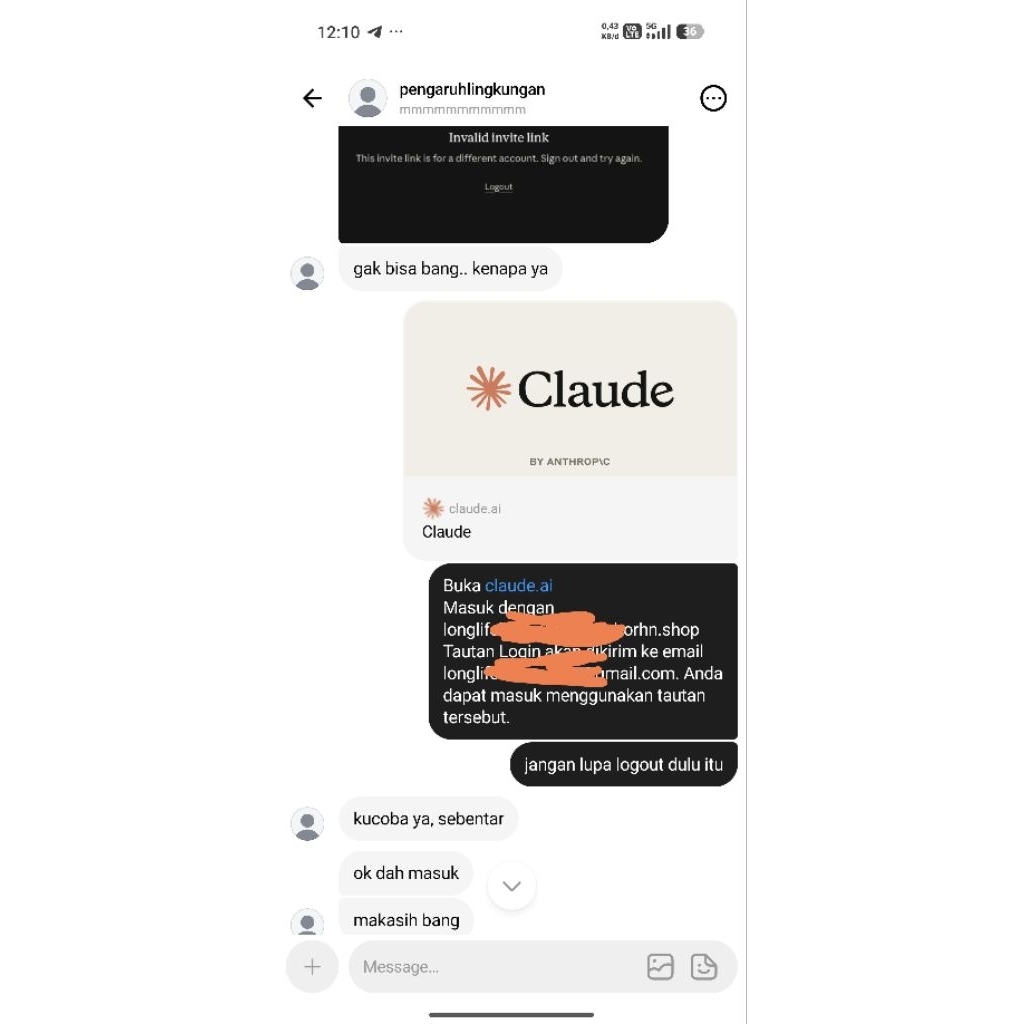 Claude Max 5X Durasi 3 Bulan Resmi