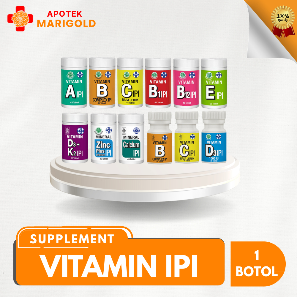 Vitamin IPI - Vitamin A, B1, B Complex, B12, C, E,  Zinc Plus Selenium