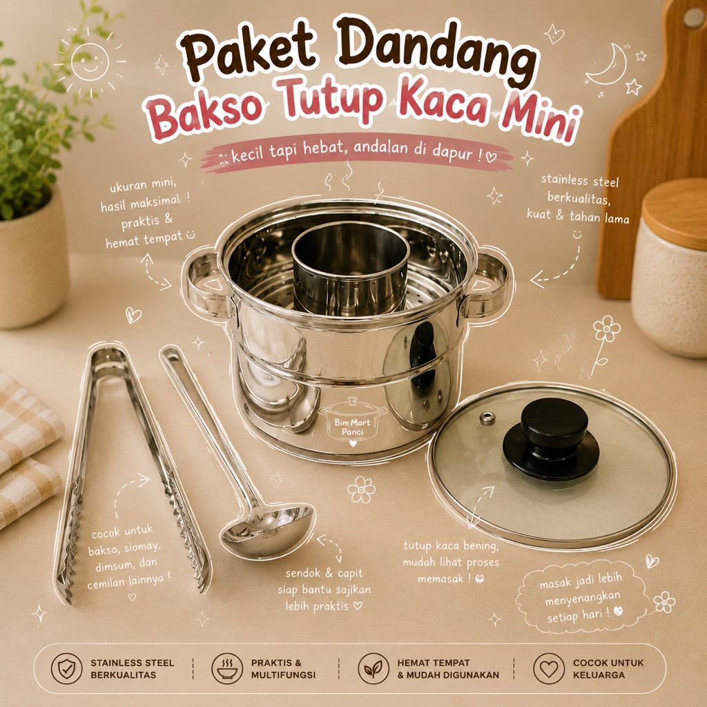 DANDANG BAKSO MINI CEBOL BALITA KECIL SEKALI UKURAN 16cm