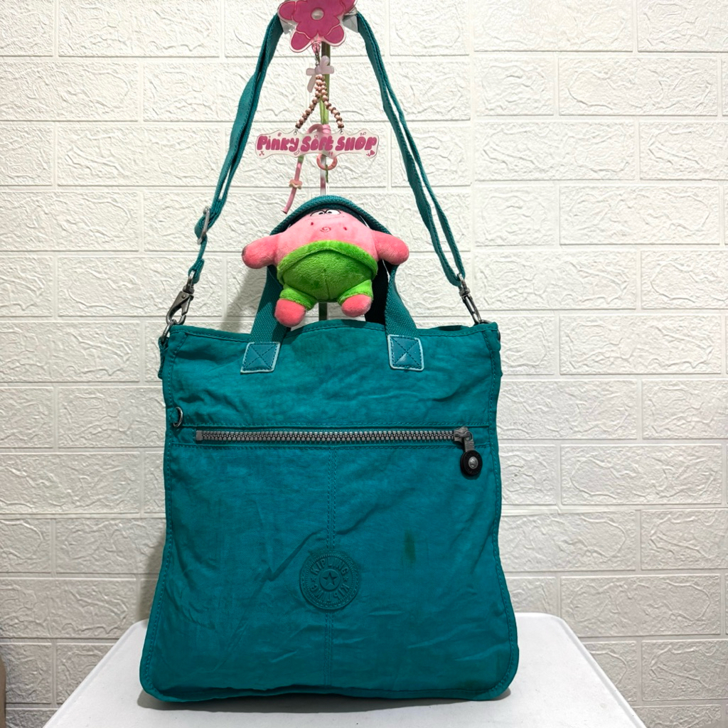 tas sling bag kipling. tas selempang kipling. tas nilon. tas prelop. tosca