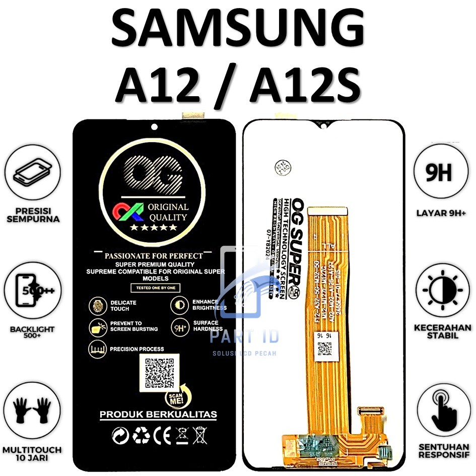 LCD TOUCHSCREEN SAMSUNG GALAXY A12 / A12S ORIGINAL