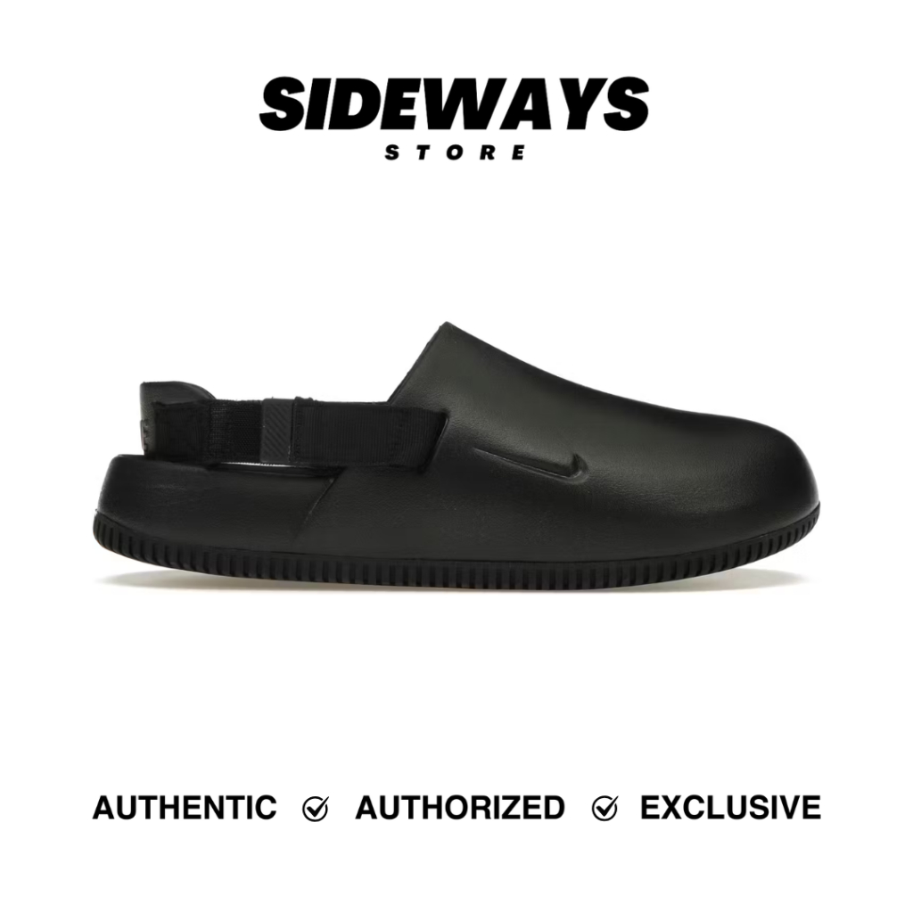 Nike Calm Mules Black - 100% Original Guarantee