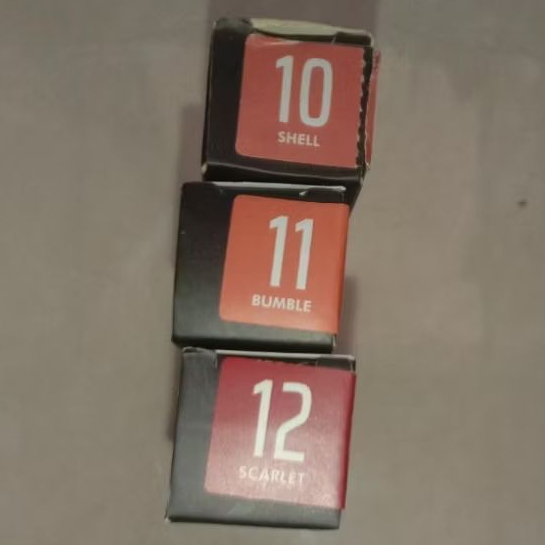OMG Lip Cream Matte Shell 3.5gr, OMG Lip Cream Matte Bumble 3.5gr, OMG Lip Cream Matte Scarlet 3.5gr