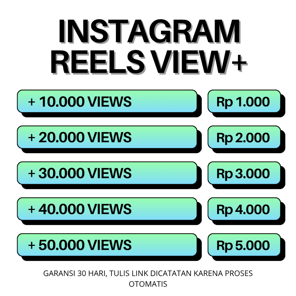 Instagram Reels Viewers Engagement Views Berkualitas Instan Bergaransi - URBANSMM