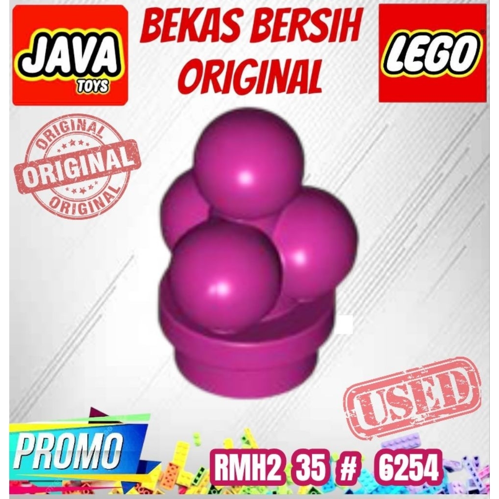 PART LEGO CITY ORI ( RMH2 35 # 6254 ) LEGO CITY Ice Cream Scoops Bekas Layak Pakai