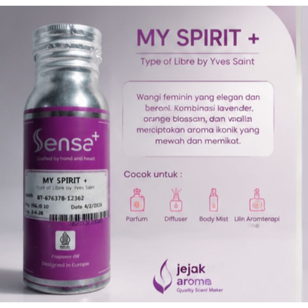 LIBRE INTENS YSL BIBIT MURNI SEGEL 100ML DARI SENSA+
