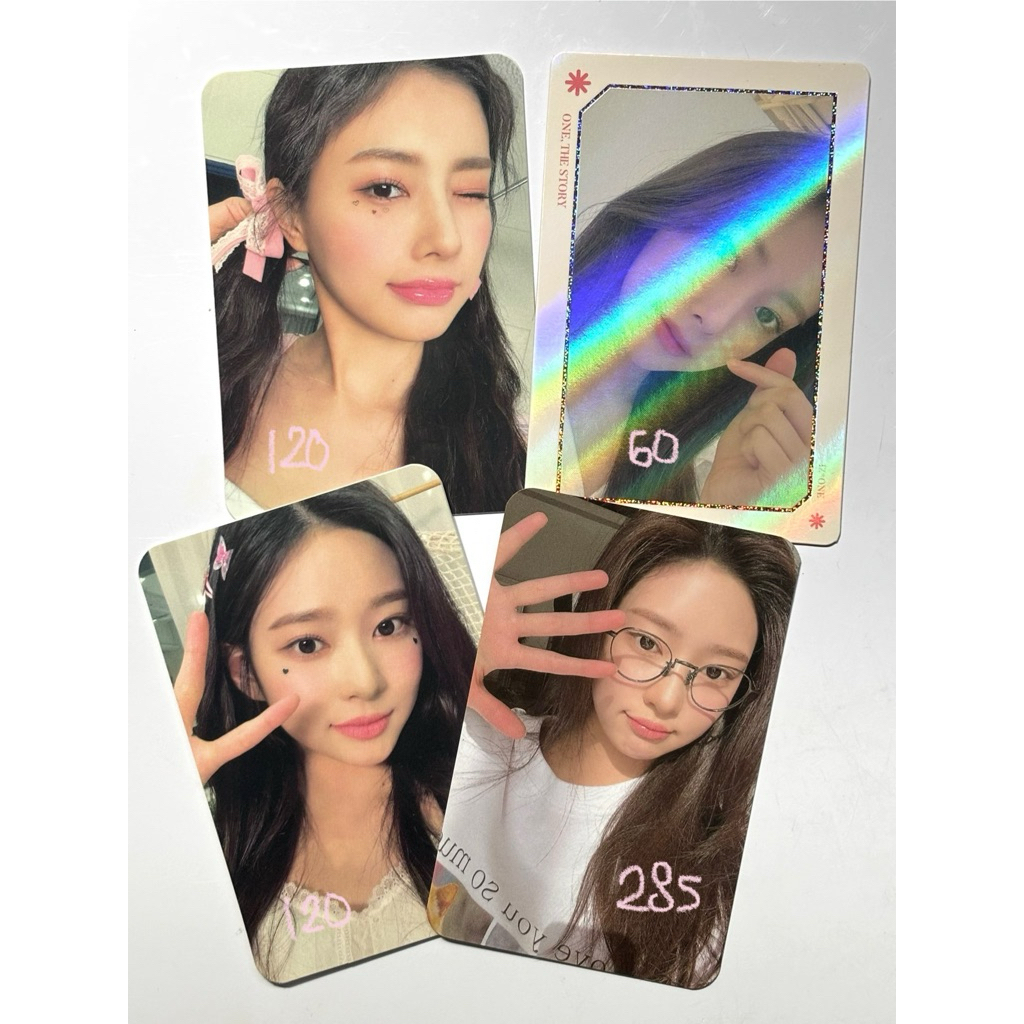 photocard iz*one hyewon minju dicon swd