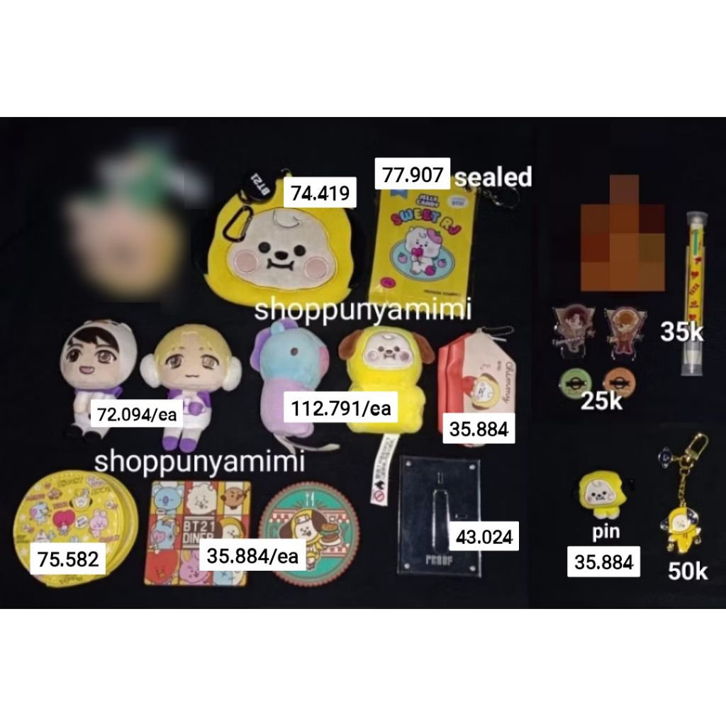  BACA DESKRIPSI  Merch Official BT21 Tinytan | Bagcharm Doll Jimin Dynamite | Jungkook Jimin Winter 
