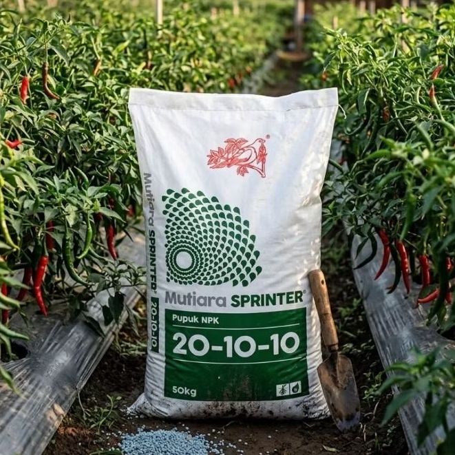 Pupuk NPK Meroke Sprinter 50kg - Nitrat Nitrogen, Fosfat, Kalium