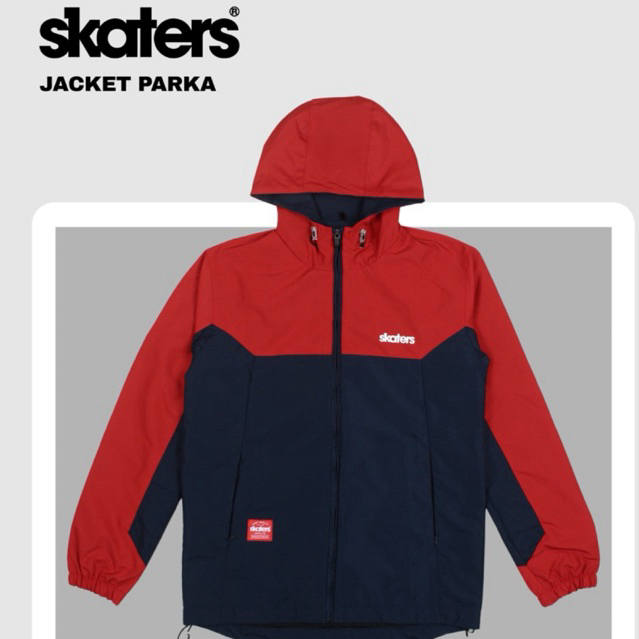 Jaket Parka Skaters Merah Nevy ZG015