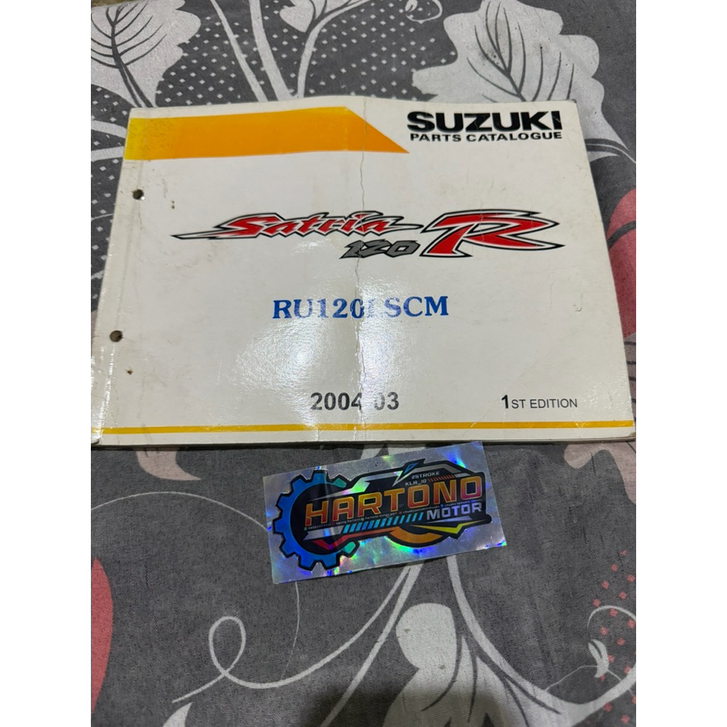 buka part catalog katalog satria hiu original