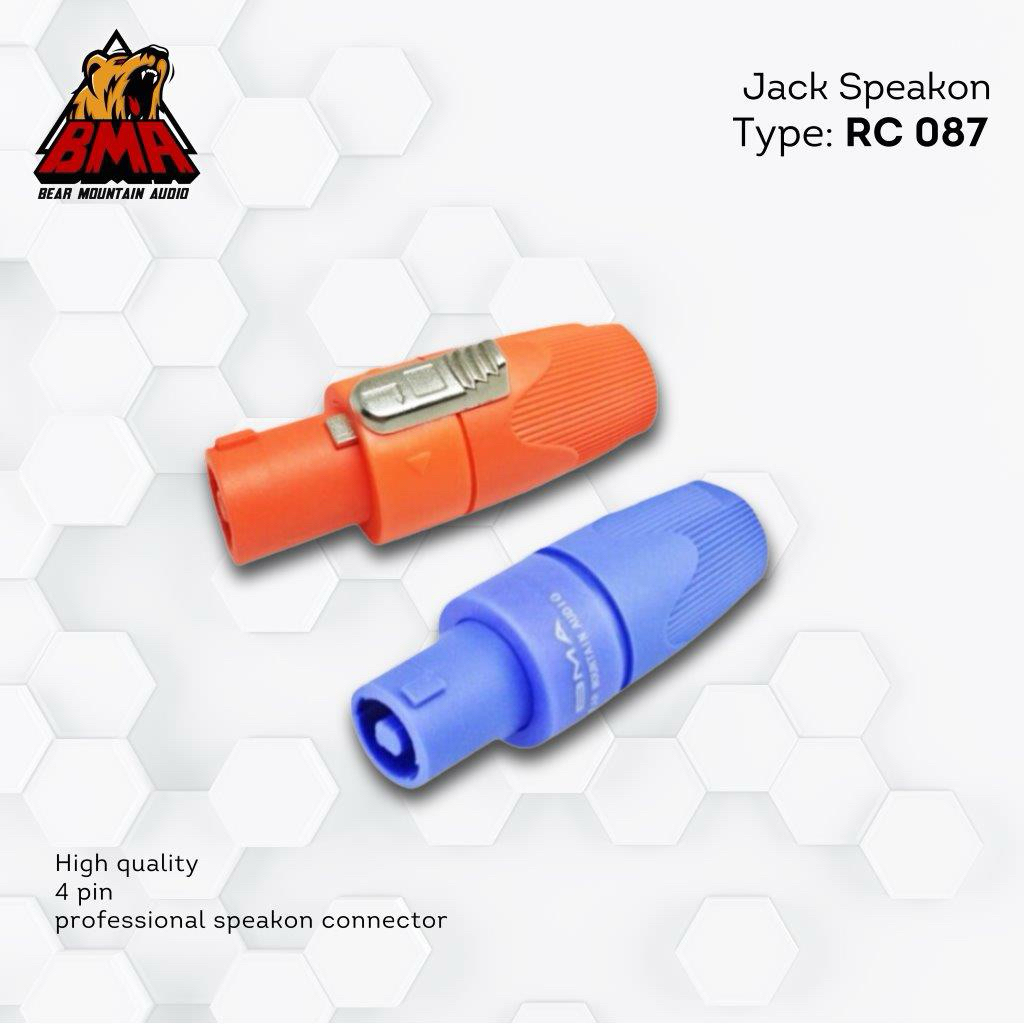 Jack speakon spikon speaker bma original asli